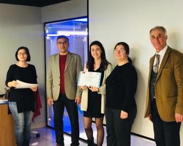 2019 Türkiye İhsan Yener Klavye Şampiyonası Başarı Belgesi Dağıtım Töreni