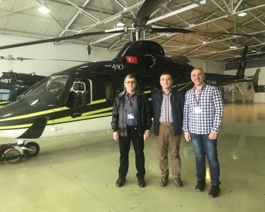 Uçak Teknolojisi Programı Öğretim Görevlileri Sancak Air tesislerine ziyaret gerçekleştirdi 